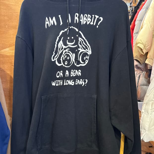 나이스고스트클럽 블랙 후드티