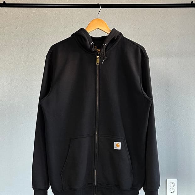 [M-L]칼하트 미드웨이트 블랙 후드집업