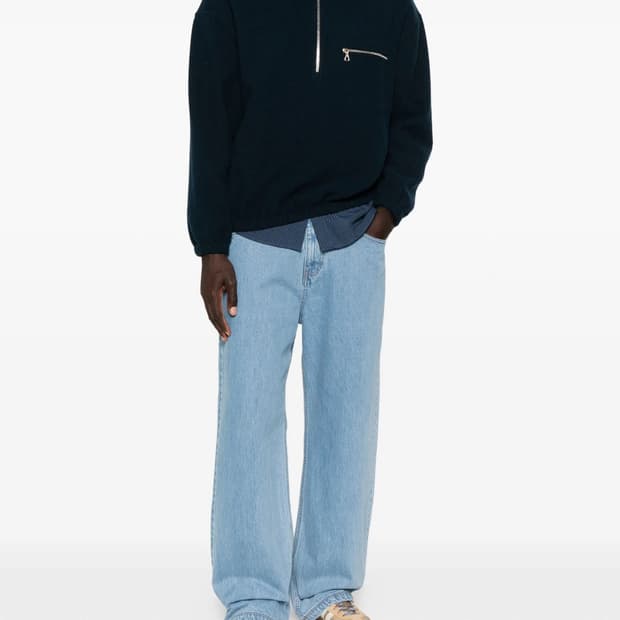 [L] Rier 플리스 다크블루 새상품