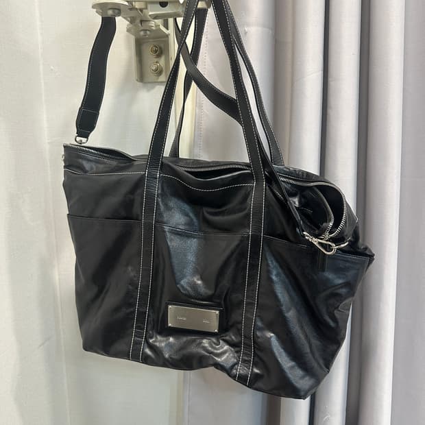 마뗑킴 레더 토트백