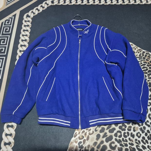 위캔더스 파이프 울 바시티 자켓 L