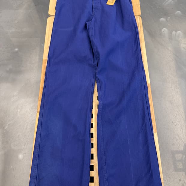 OLD VINTAGE WASHED NAVY FRENCH 프렌치워크팬츠