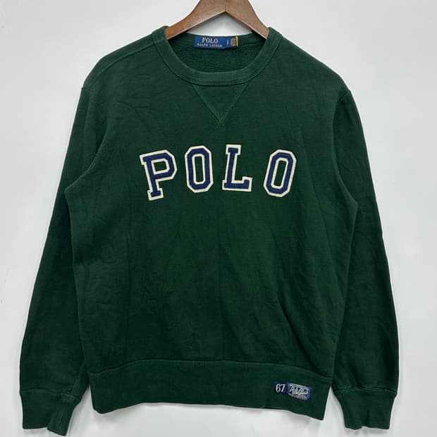 폴로 딥그린 맨투맨