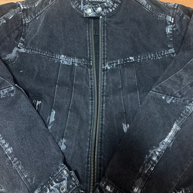 앤더슨벨 코티드 왁스 데님 자켓 M