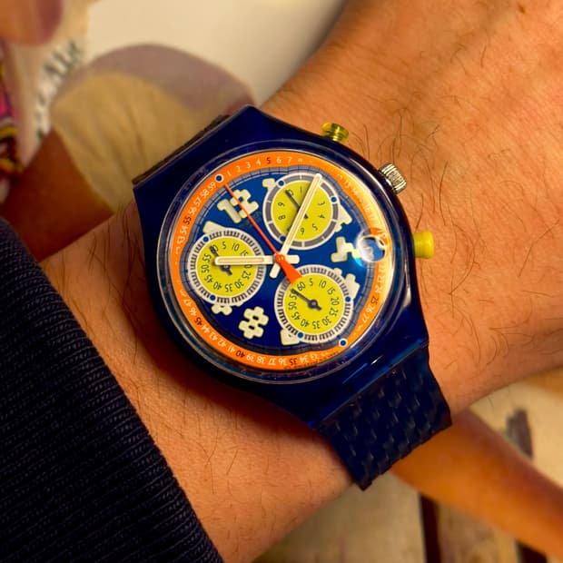 97년판) 빈티지 스와치 크로노 COOL PACK