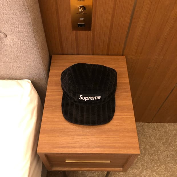 슈프림 코듀로이 캠프캡