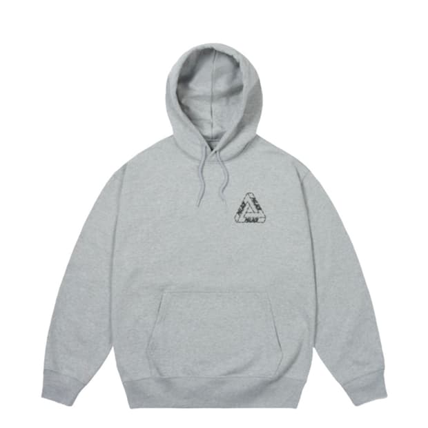 팔라스 바브드 트라이퍼그 후드 그레이 말 - 25SS