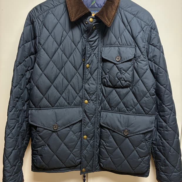 폴로 퀄팅 자켓 네이비 S