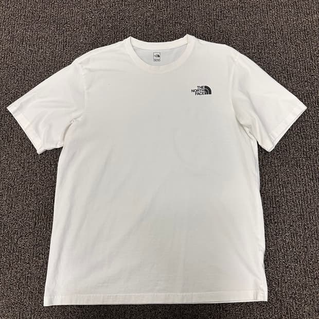 노스페이스 반팔티셔츠 화이트 110(2XL)