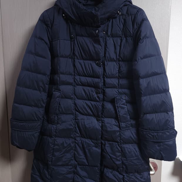 헤지스 구스다운 롱패딩, S