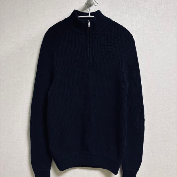 A.P.C. Louis W. 하프집업 니트 스웨터
