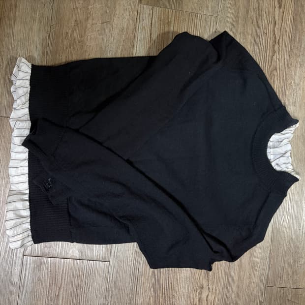 마르지엘라 디스트로이드 니트 m 블랙