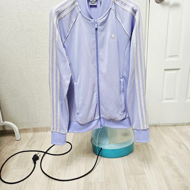 (95)M☆초대장급☆아디다스 슈퍼스타 바이올렛 라벤더[연보라] 트랙탑져지