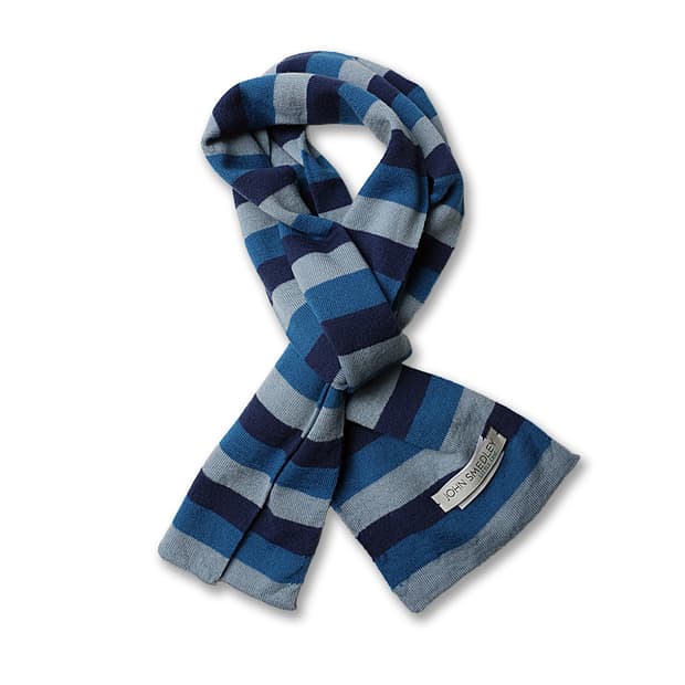 존 스메들리 [John Smedley] 뉴질랜드 울 스트라이프 머플러