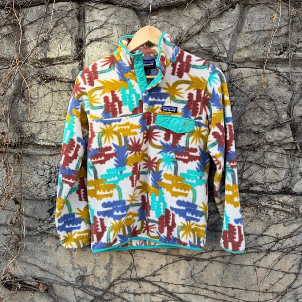 파타고니아 라이트웨이트 신칠라 트리 커넥션 풀오버 플리스 스냅티