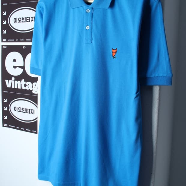 (L-XL) 브랜드빈티지 반팔 카라 티셔츠 새상품 김승리-H35009
