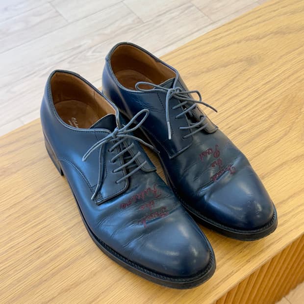 12ss 언더커버 fuck the past derby shoes