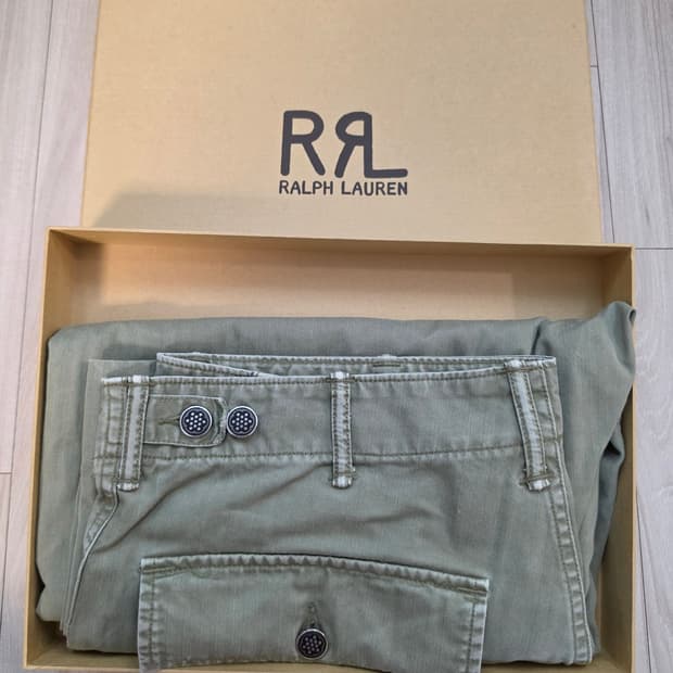 RRL 더블알엘 헤링본 퍼티그 팬츠 34