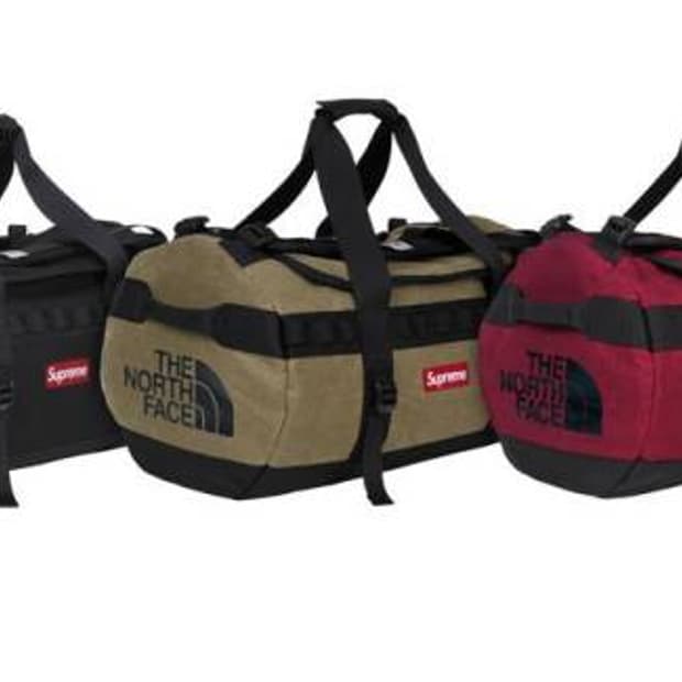 10fw 슈프림 노스페이스 왁스 더플백