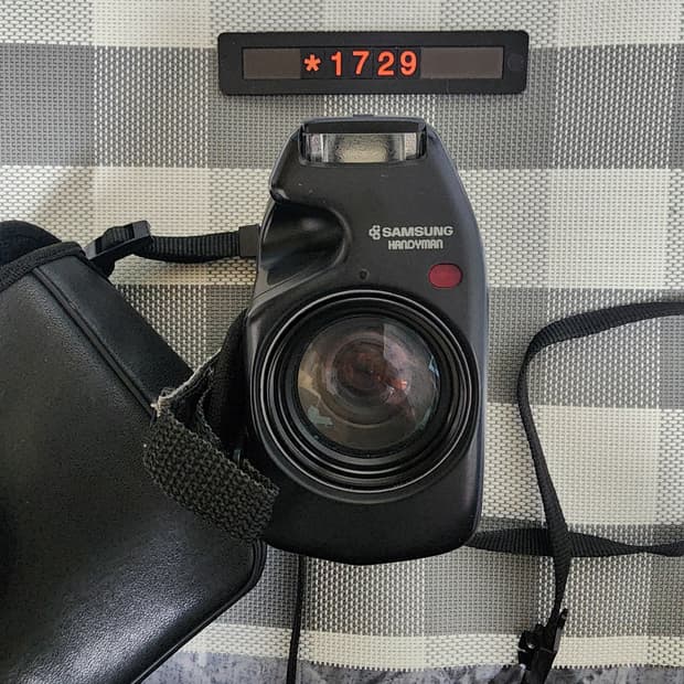 삼성 핸디맨 하프 필름카메라 파우치포함 교세라 사무라이 Z2 동일모델