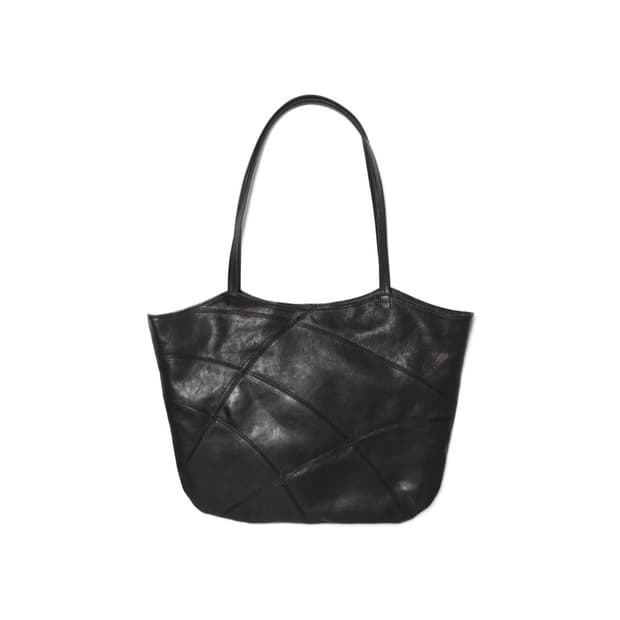 해칭룸 웹 토트 램스킨 블랙