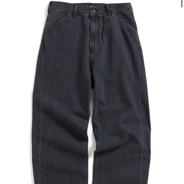 해칭룸 Curve Jeans Washed Black 4