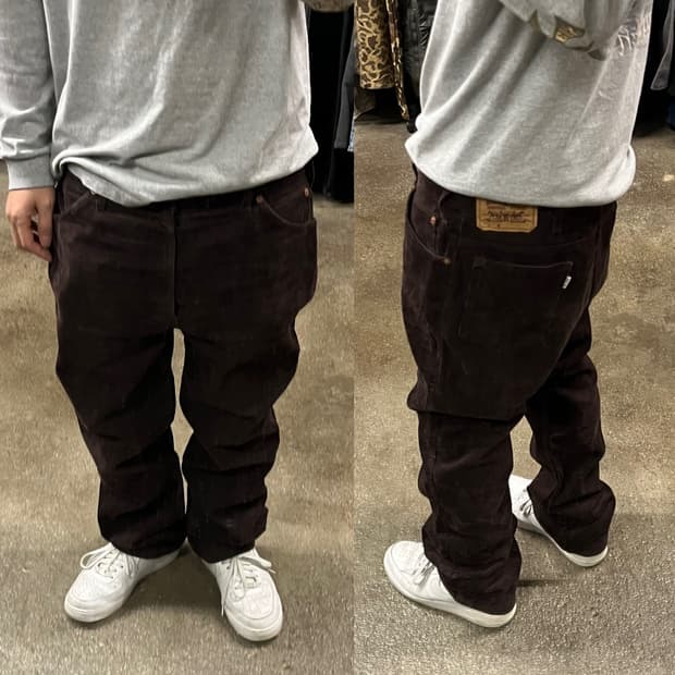 90s 리바이스630 코듀로이 팬츠 (37)