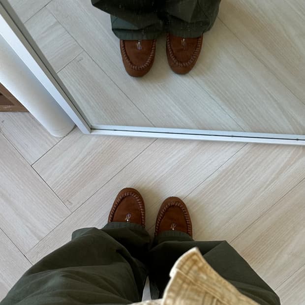 [Polo Ralph Lauren] Suede Scuff Slippers