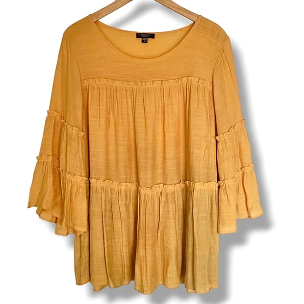 미국 에스닉 나팔블라우스탑 오버핏 루즈핏 빅사이즈 튜닉 2XL