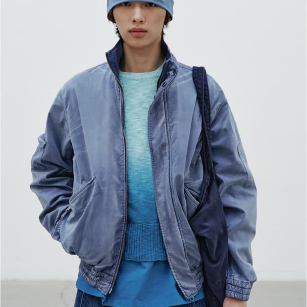 999휴머니티 av 다이드 봄버 자켓 퍼플 차콜