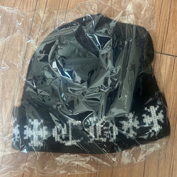 크롬하츠 빅 대디 캐시미어 비니 블랙 새상품