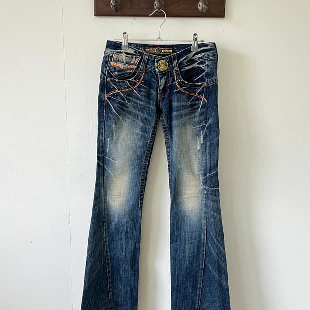 STUDIO R.P 로우라이즈 데님 팬츠