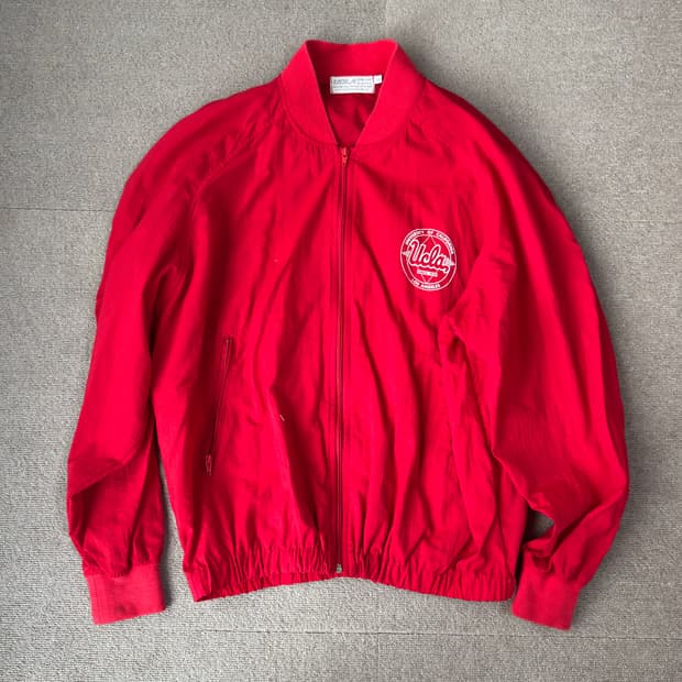 올드스쿨 UCLA 스포츠 레드 윈드브레이커