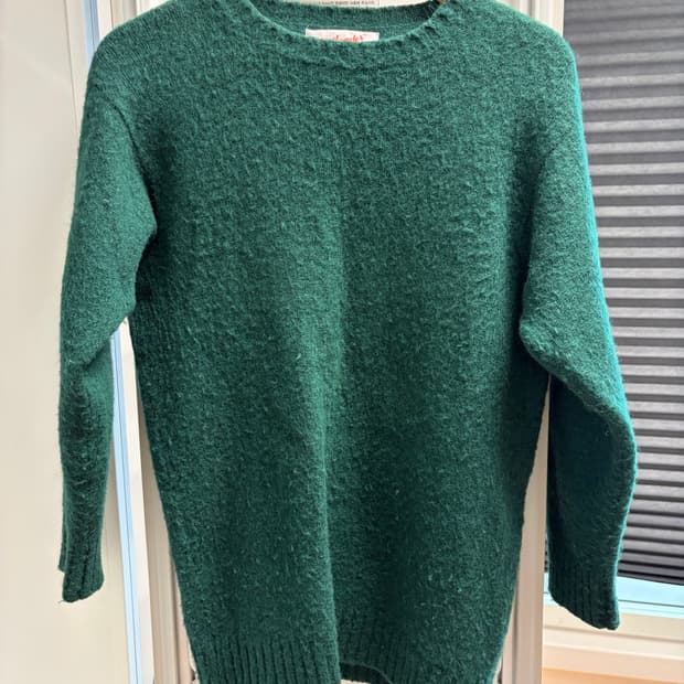 영국 셔틀랜더 근본 쉐기독 퓨어 울니트 103사이즈