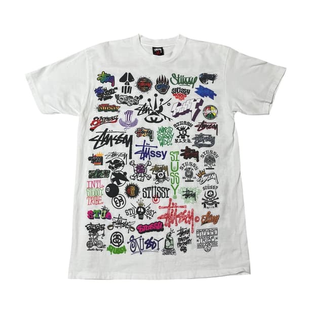 00s Stussy all logo M