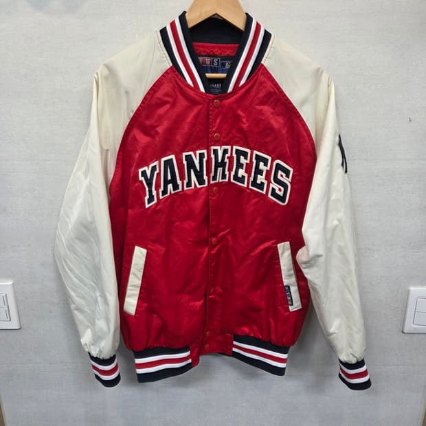 wws 90s 엠엘비 뉴욕양키즈 바시티자켓 m L