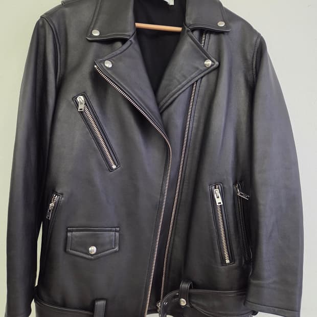 IRO 램스킨 라이더 자켓 34