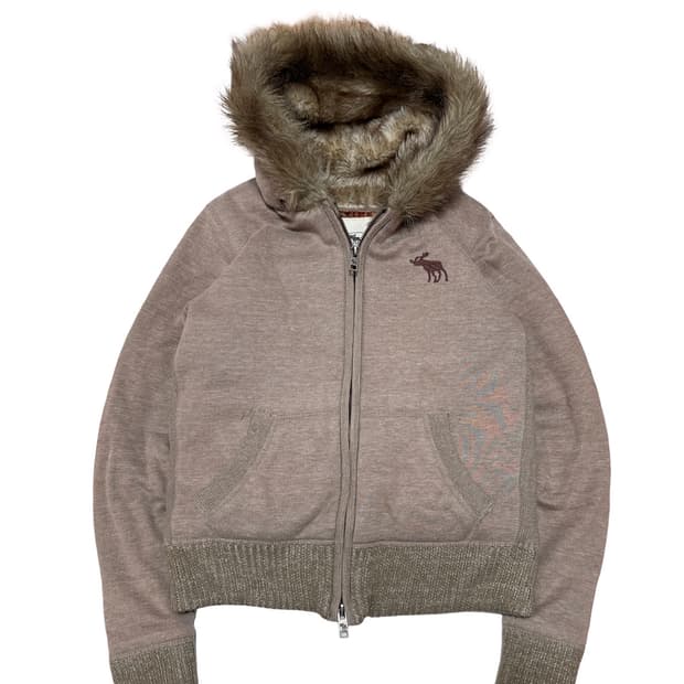 아베크롬비 울프죠 퍼 후드집업