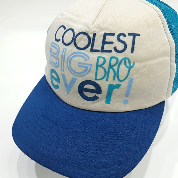 Coolest Big Bro 투톤 메쉬 트러커캡 P1368