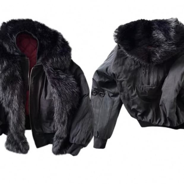 Raven Opium Fur Bomber