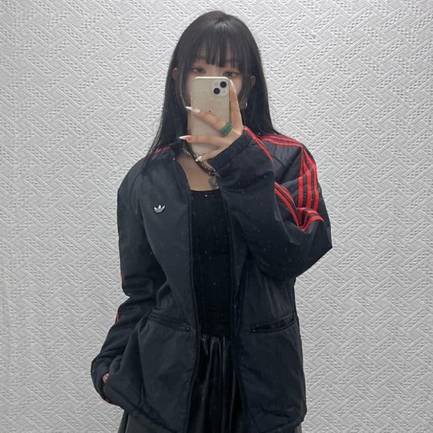 아디다스 올드스쿨 삼선 바람막이 자켓 점퍼 95 C09425