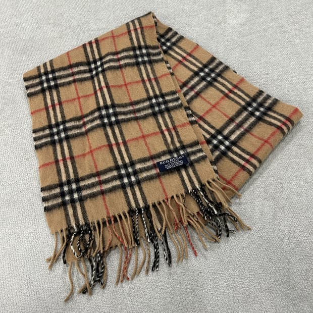 버버리 캐시미어 머플러 클래식 체크