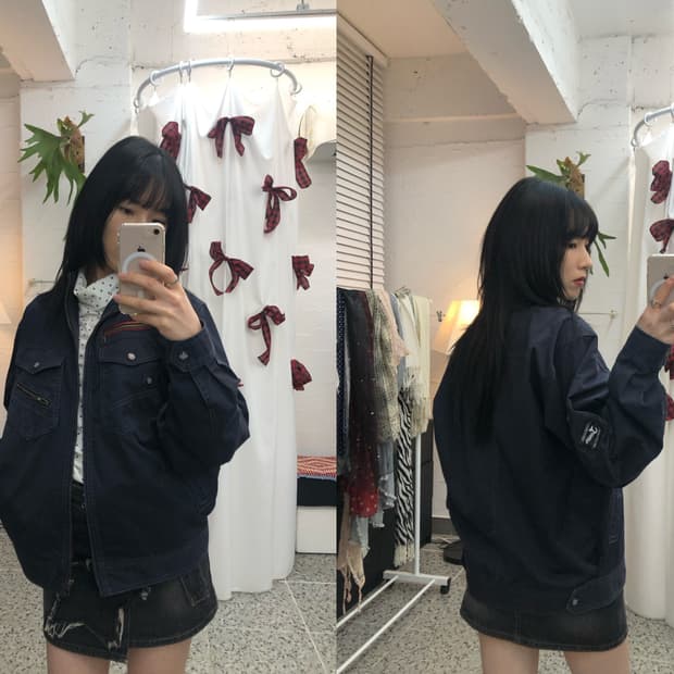 Jawin navy work jacket