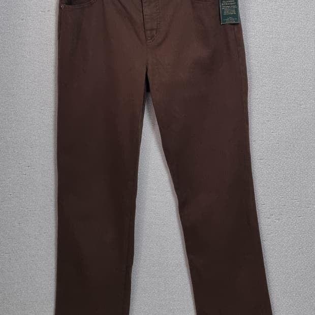 새상품) 32 (여성) 랄프로렌 폴로 브라운 면바지