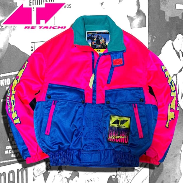 90s RS-TAICHI 레이싱 바이커 자켓