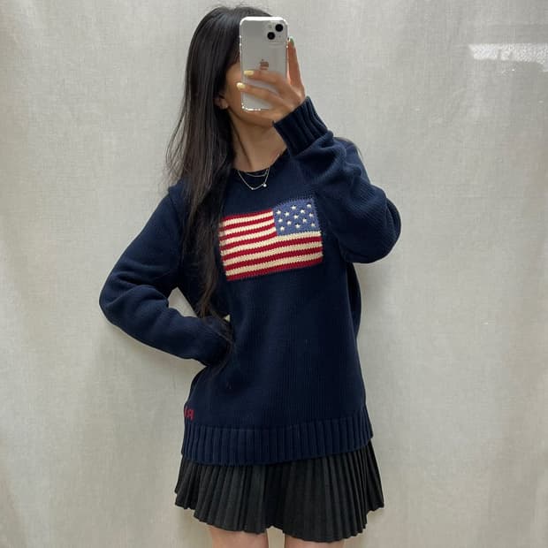 폴로 랄프 로렌 성조기 니트/#3616