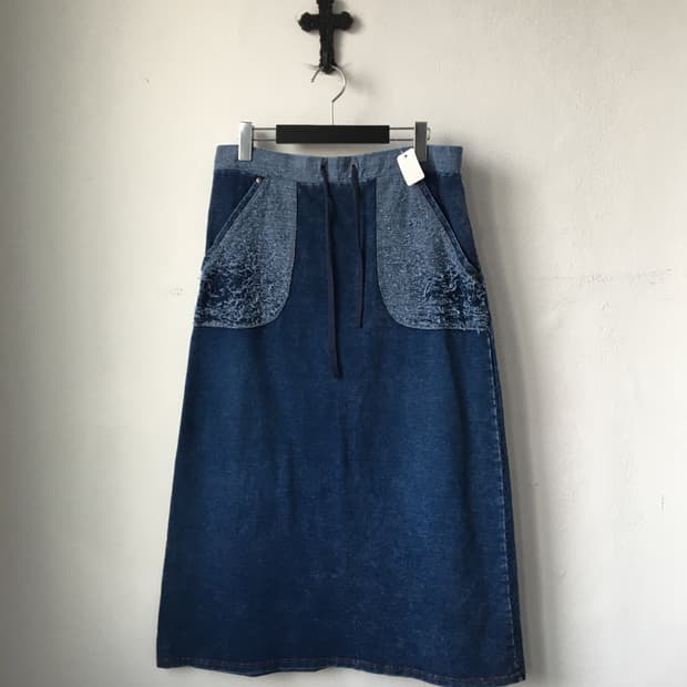 Pocket point cotton skirt