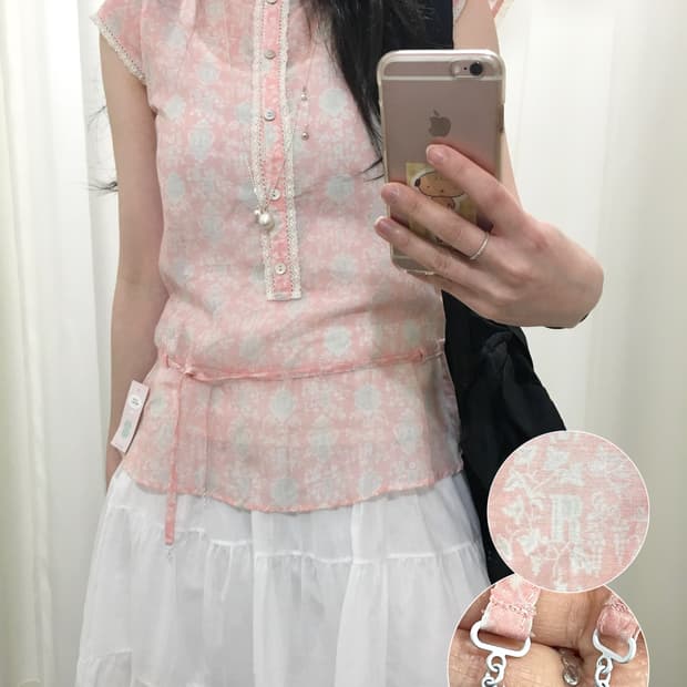 Dior Charm Point Silk Blouse