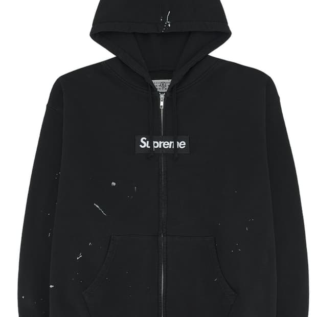 슈프림 mm6 박스로고 집업 XXL