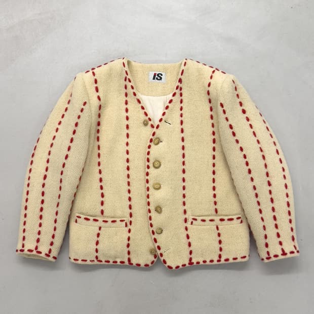 80년대 이세이미야케 IS 울 자켓